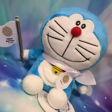 회장 한정판 오사카 만국 박람회 도라에몽 봉제 인형 (대) 굿즈 일본관