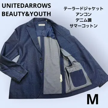 UNITEDARROWS 테일러드 자켓 언컨 데님풍 썸머 코튼
