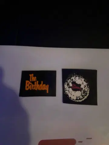 초레어 The Birthday 데뷔 초기 스티커 2매 세트 치바 유스케