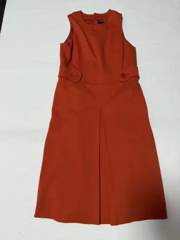 폴스미스 블랙 슬리브리스 원피스 40 오렌지