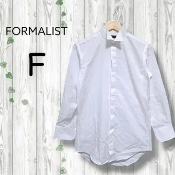 FORMALIST 포멀 셔츠 형태 안정 형상 기억 무지 턱시도 화이트