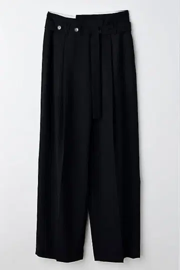 엔폴드 BELT WIDE-STRAIGHT TROUSERS