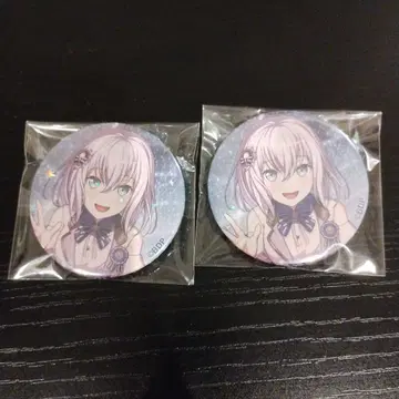 뱅드림 BanG Dream! KV 캔뱃지 쿠라타 마시로 2개 세트