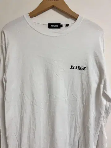 XLARGE 화이트 긴팔 티셔츠