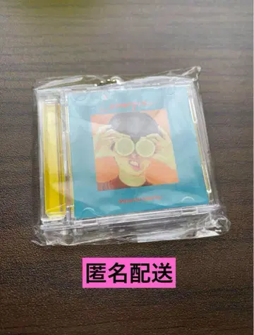 마카로니 연필 레몬 파이 CD풍 키링 마카엔