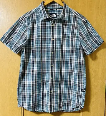 THE NORTH FACE 반팔 체크 셔츠