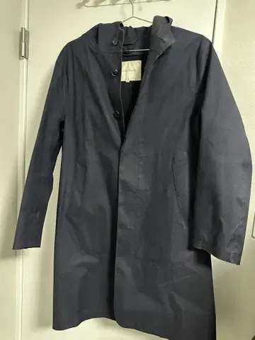 MACKINTOSH 네이비 트렌치코트 사이즈 40 고무