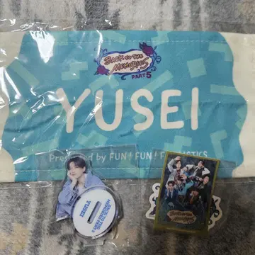 야기 유세이 미니 아크릴 스탠드 미니 타월 스티커 세트