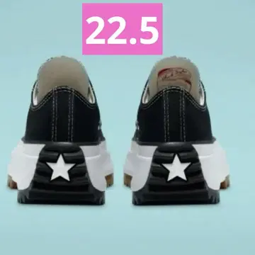 컨버스 런스타 하이크 22.5 블랙 LOW CUT