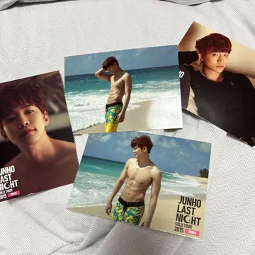 2PM 준호 한정판 트레이딩 카드 세트