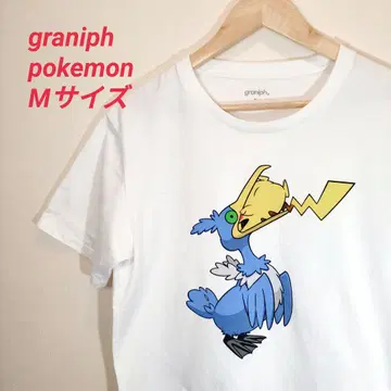 graniph 포켓몬 피카츄 우우 티셔츠 M 사이즈
