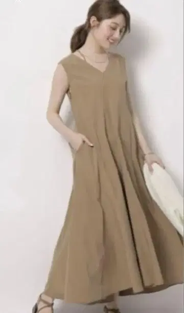택 포함 새상품 아푸와이저 리셰 밴드 플레어 A 라인 원피스