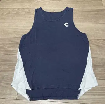 CRONOS 탱크탑 네이비/화이트