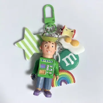 자라자라 키링 자라자라 가챠가챠 라면군 그린