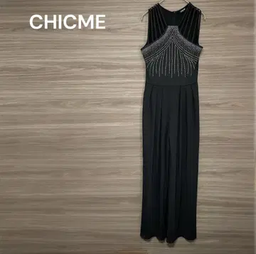 CHICME [ S ] 블랙 점프수트 올인원 파티 댄스