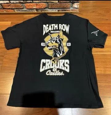 DEATH ROW RECORDS 티셔츠 블랙 XL