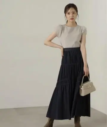 프로포션 바디 드레싱 개더 디테일 스커트 24AW 스커트