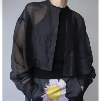 Villd 빌드 크롭 와이드 셔츠