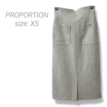 [프로포션] PROPORTION 타이트 롱 스커트 XS 그레이지
