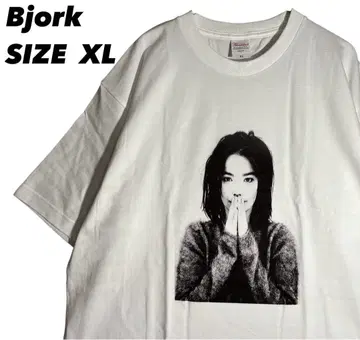 비요크 티셔츠 XL 밴 티셔츠 아티스트 티셔츠 XL Bjork 티셔츠