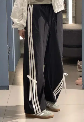 adidas 리본 트랙 팬츠 중국 한국 한정판