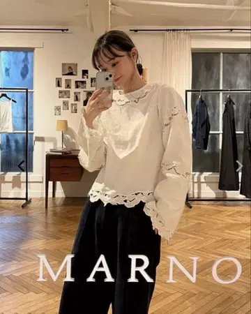 marno Bianca blouse 마노 마루바야시 히로나 씨