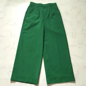새상품급 매킨토시 철학 린넨 혼방 와이드 팬츠 허리밴딩 S