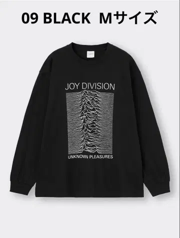 GU Joy Division BLACK M 사이즈 블랙 긴팔 그래픽
