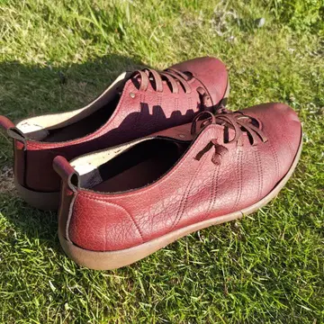 Regatta Canoe 빨간색 가죽 워킹화 28cm 정도