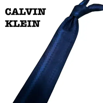CALVIN KLEIN 캘빈클라인 CK 다이아 패턴 넥타이 일본제