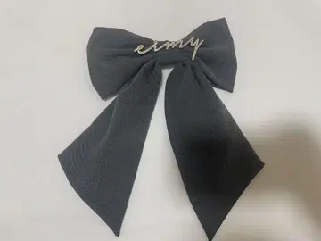 eimyistoire twinkle eimy 리본 머리핀 그레이