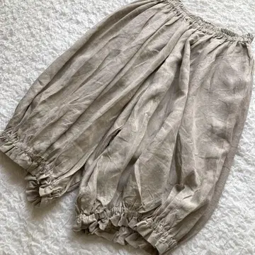린넨 드로워즈 팬츠 베이지