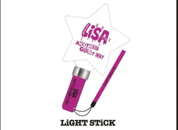 LiSA 북미 투어 NATOUR LIGHT STICK 핑크 별 모양