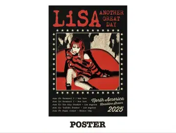 LiSA 북미 투어 NATOUR 포스터