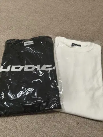BUDDICA 버디카 로고 티셔츠 2장 세트