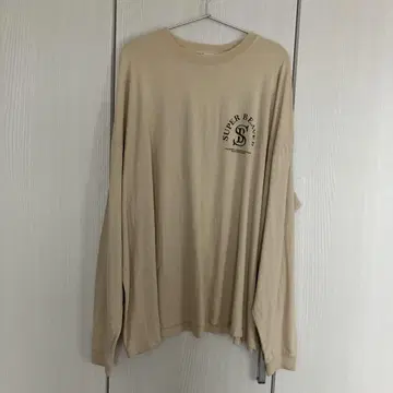 SUPER BEAVER 로고 프린트 롱 티셔츠 XL