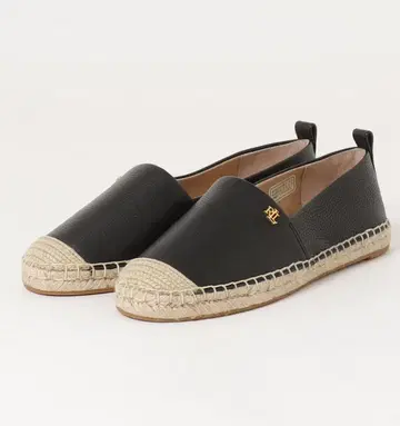 미사용 새상품 RALPH LAUREN 에스파드리유 슬립온 천연 가죽