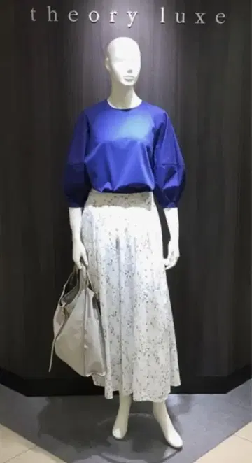 띠어리 럭스 프린트 롱 스커트 40