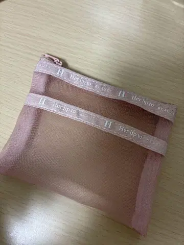 하립투 뷰티 메쉬 파우치