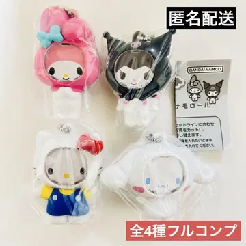 산리오 캐릭터즈 사진 프레임 마스코트 가챠 컴프 전 4종