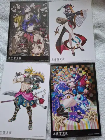 혼죠 라이타 전 FGO 회장 한정판 엽서 슈텐&킨토키 4세트