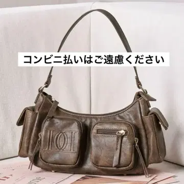 Darich 다리치 DD 레더 핸들 백 BRN 브라운