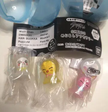 스키즈 SKZOO 메지루시 액세서리 포가리 지니레토 돼끼 3개 세트