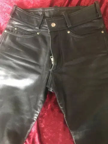 가죽 바지 Harley-Davidson 가죽 팬츠