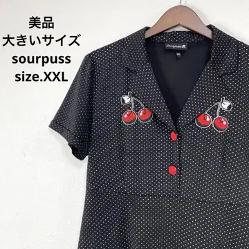새상품급 빅 사이즈 sourpuss 펑크 원피스