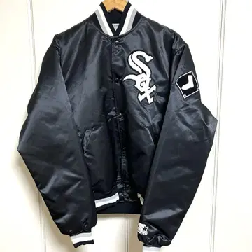 90년대 MLB 시카고 화이트삭스 새틴 자켓 L 사이즈
