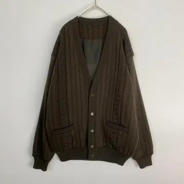 가디건 패턴 그린 남성용 M L 상당
