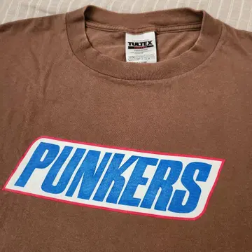 TULTEX PUNKERS 티셔츠 브라운