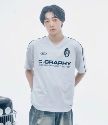 Code:graphy 티셔츠 화이트 S