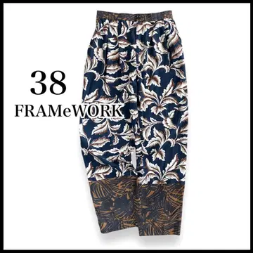 FRAMeWORK R/C 프린트 이지 팬츠 38
